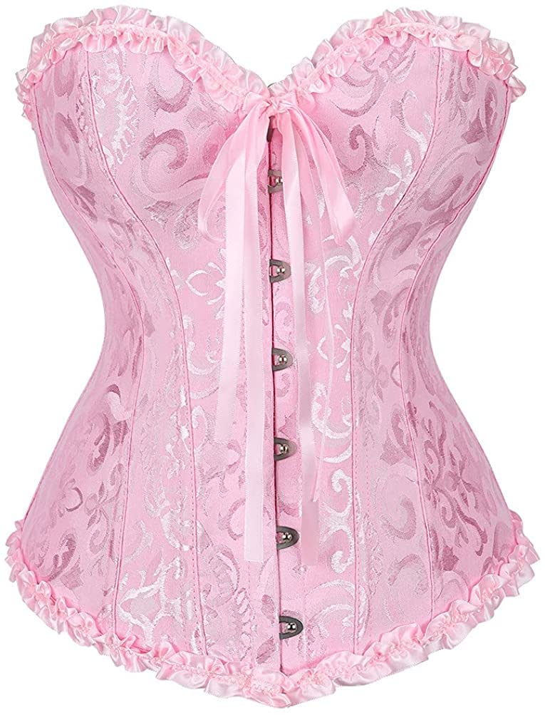 SZIVYSHI Halloween Overbust Corset Top