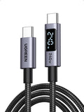 UGREEN 240W USB C to USB-C Cable with Built-in Digital Screen, 2M
