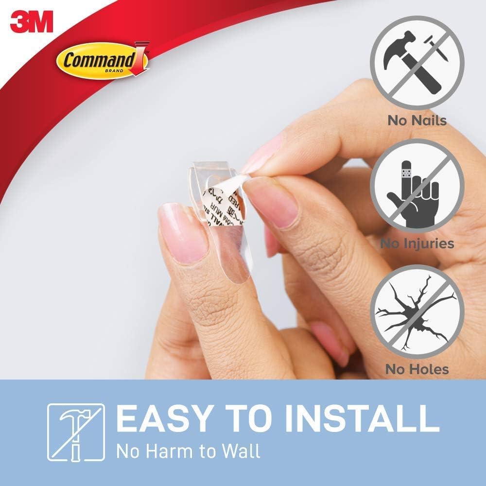 Command Clear Refill Strips Mini 40Strips/PK/ 12PK/CS