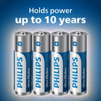 Philips Ultra Alkaline AA/AAA Batteries Combo - Versatile for All Devices, Pack of 40