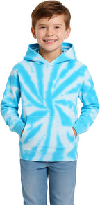 A2Z 4 Kids Girls Boys Plain Sweatshirt Tie Dye Pullover Shirt Fleece Hooded Jumper PE School Warm Coats Long Sleeve Top New Casual Fashion for Childrens Unisex Age 2-13 Years
