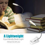 VAVOFO Rechargeable Reading Light, Clip on Book Light for Reading in Bed