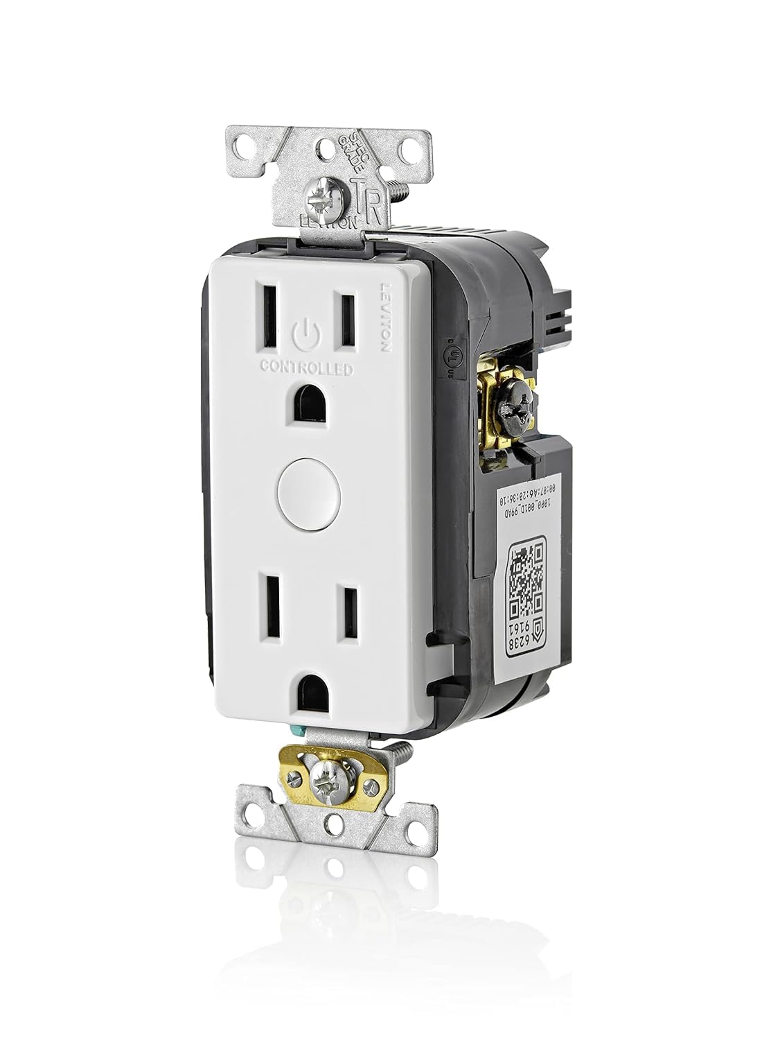 Leviton Decora Smart Switch, Wi-Fi, D315S-1RW, White