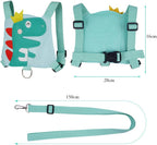 AOMIG Baby Reins, Baby Walking Reins and Toddler Safety Harness, Dinosaur Baby Reins Safety Leash for Toddlers Boys and Girls (Green)