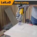 LEILUO 32Pcs Oscillating Tool Blades Wood Metal Multitool Blades Set