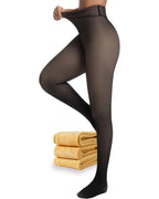 HOWIN Fleece Lined Tights Winter Thermal Tights for Women Fake Translucent