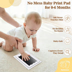 Nabance Baby Footprint Kit & Handprint Kit, Safe for Baby Hands and Feet