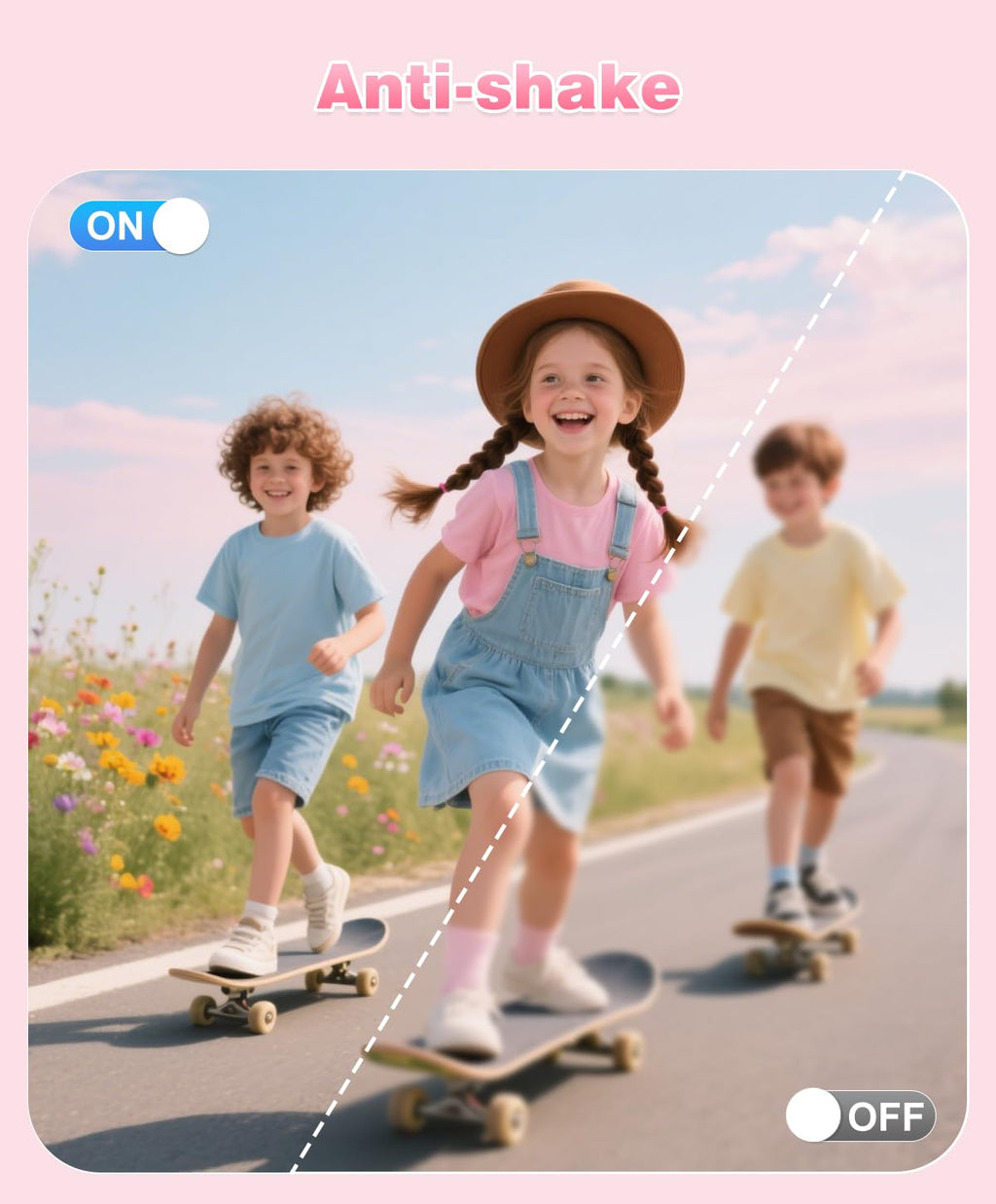 Digital Camera, 1080P FHD Vlogging Camera 50MP Compact Portable Photo Camera with 2.4" Screen, 16X Digital Zoom Mini Small Pocket Camera for Kids Students with 1 Battery, 16GB Card (Pink)