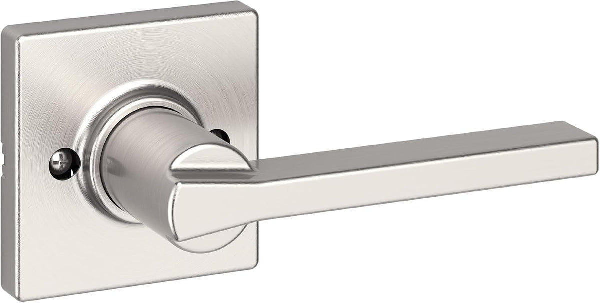 Kwikset Casey Privacy Door Lever with Lock, Matte Black