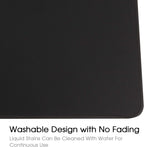 Gaming Mouse Mat/Large Mouse Pad 900 x 400 x 3mm / XXL mouse pad/large size | improved precision and speed | rubber base for stable grip on smooth surfaces | non-slip (90x40 Black)