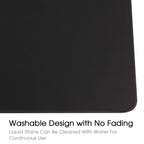 Gaming Mouse Mat/Large Mouse Pad 900 x 400 x 3mm / XXL mouse pad/large size | improved precision and speed | rubber base for stable grip on smooth surfaces | non-slip (90x40 Black)