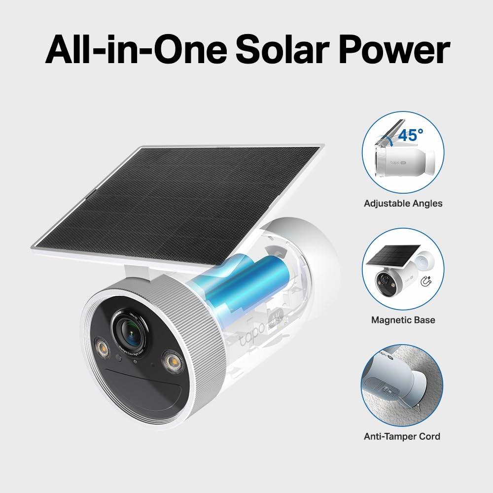 Tapo C615F KIT 2K 3MP Solar Floodlight Outdoor Security Camera Wireless