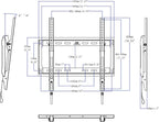 Mounting Dream Fixed TV Wall Bracket for 26-60" TV Max VESA 400x400mm 45kg