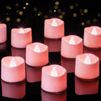 Homemory 24-Pack Flameless Tea Lights Candles Battery Operated, 200+ Hours
