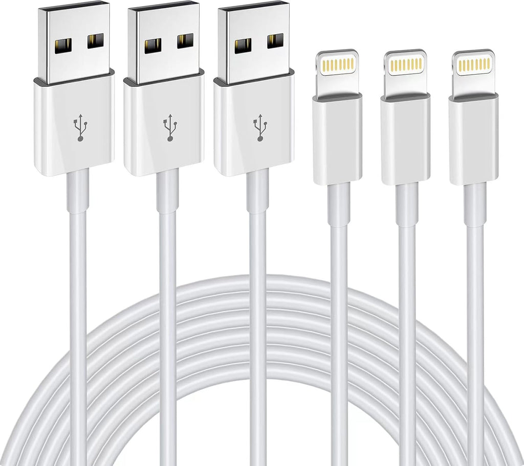iPhone Charger Cable 3Pack 1.8M MFi Certified Fast Charging Lightning Cable