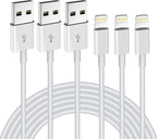 iPhone Charger Cable 3Pack 1.8M MFi Certified Fast Charging Lightning Cable