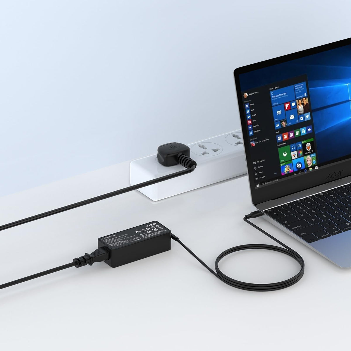 90W Laptop Charger Compatible with HP EliteBook Probook Pavilion Compaq