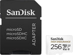 SANDISK MAX Endurance microSD Card + Adapter 128GB