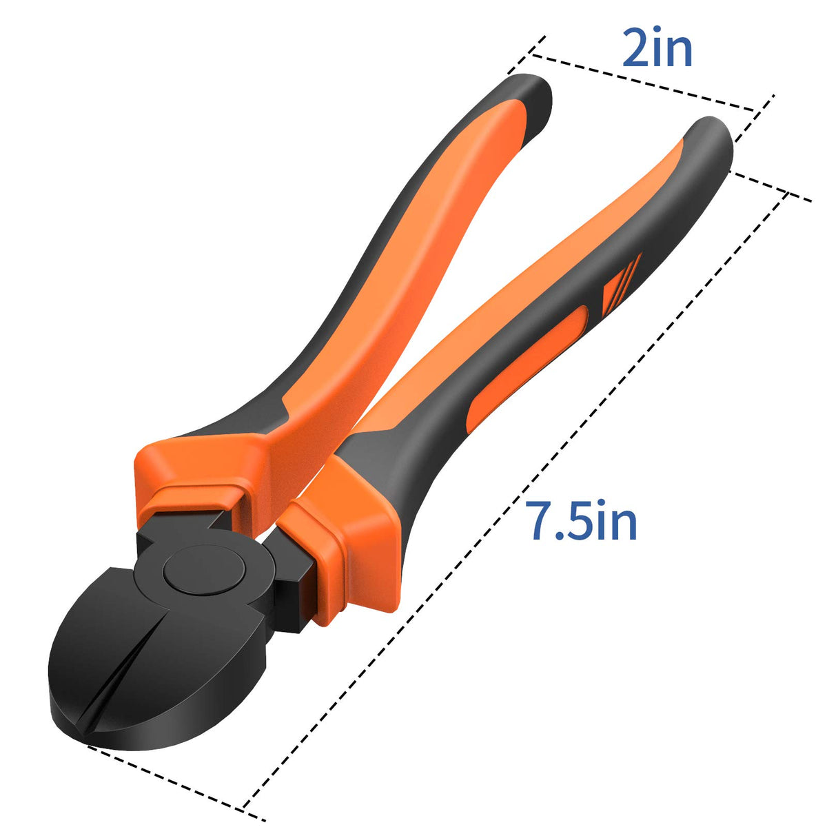 BOENFU Wire Cutters Heavy Duty Snips Flush Cut Side Cutters Pliers
