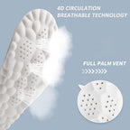 Memory Foam Insoles with Arch Support for Women Men,Comfort Massage Insoles Replacement Shoe Inserts for Trainers Sneakers Sports Shoes Work Boots,Breathable,Shock Absorption (8/8.5UK, Black)