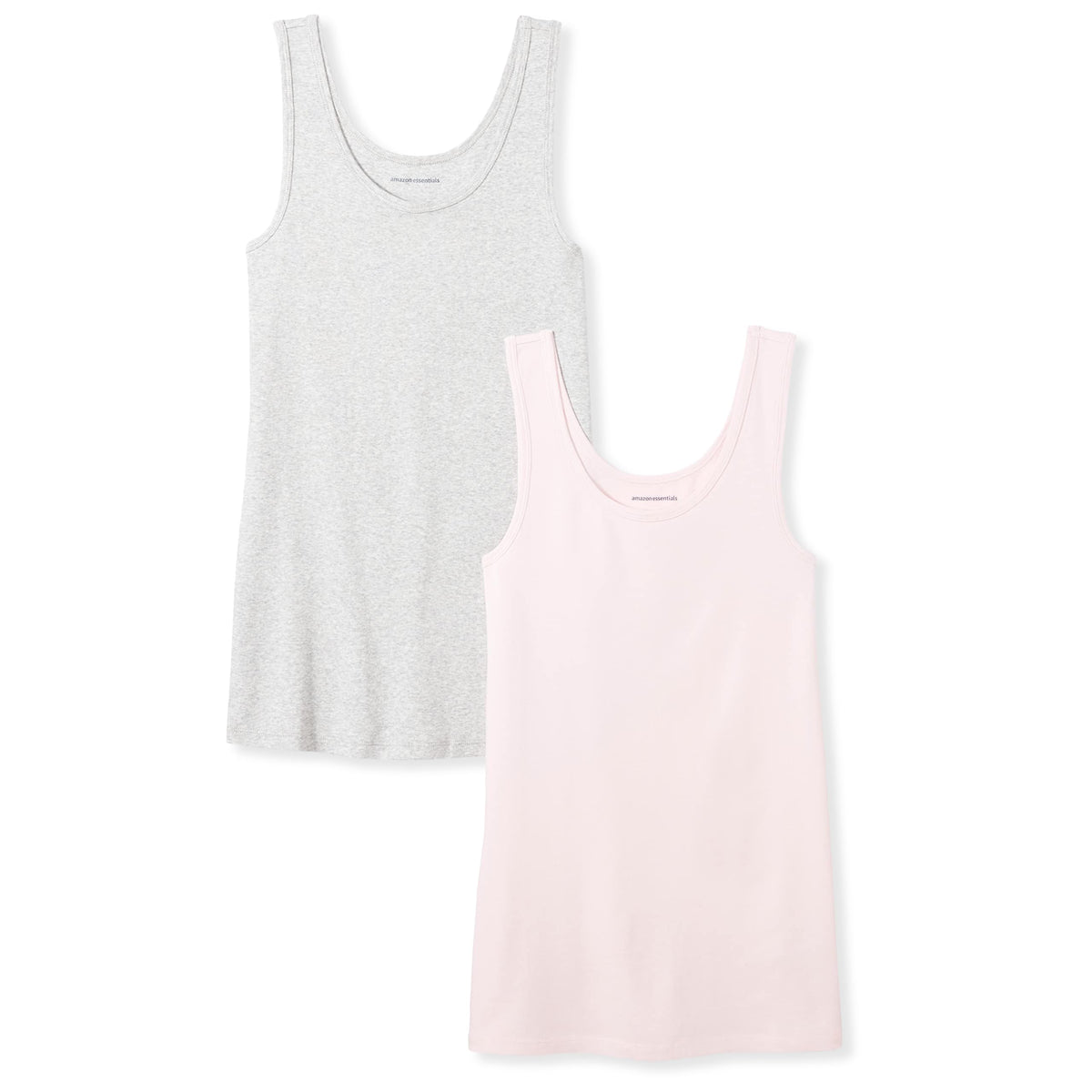 Amazon Essentials Women's Slim-Fit Vest, Pack of 2
