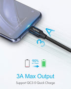 Extra Long USB C Cable 6m, USB to Type C Charger Cable Fast Charging Lead