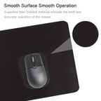 Gaming Mouse Mat/Large Mouse Pad 900 x 400 x 3mm / XXL mouse pad/large size | improved precision and speed | rubber base for stable grip on smooth surfaces | non-slip (90x40 Black)