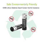 EEMB ER14505 AA 3.6V 2700mAh Lithium Battery Li-SOCL₂ Non-Rechargeable Battery SB-AA11 LS14500 TL-5903 SL-360 ER14500 for Water Electricity Meter Gas PLC Facility Equipment Spare Generic Battery (4)