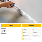 Sika Caulk Once Premium Quality Acrylic Caulk – Highly Flexible – Fast Drying – White – 295ml