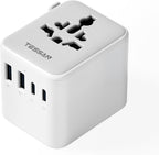 TESSAN Universal Travel Adapter Worldwide with 2 USB C and 2 USB A Ports