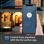 Leviton Decora Smart Switch, Wi-Fi, D315S-1RW, White