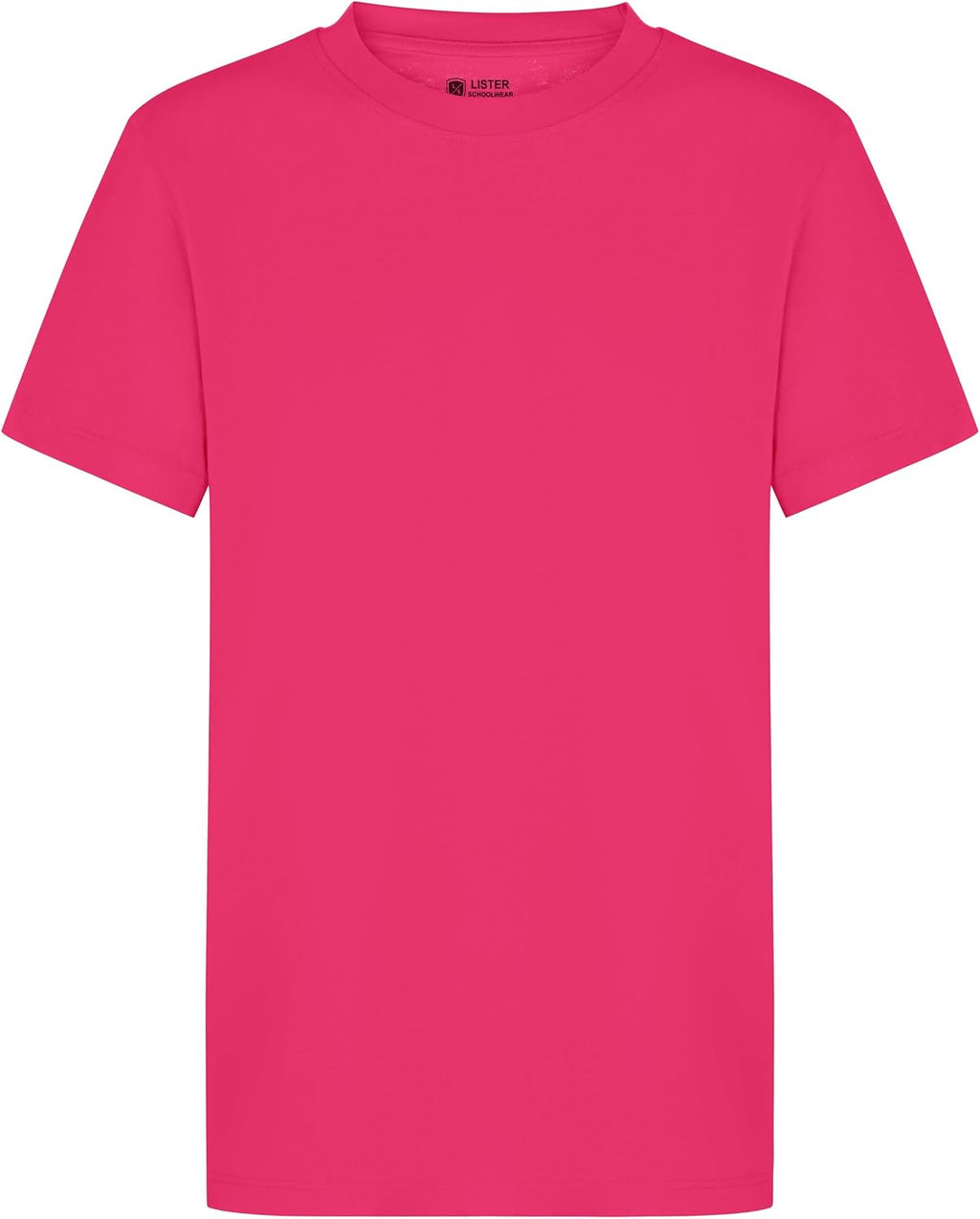 Plain Virgin T-Shirt for Children from 1 to 15 Years, 100% Cotton, Spun, Soft, Unisex, School Uniform P.E. Gym