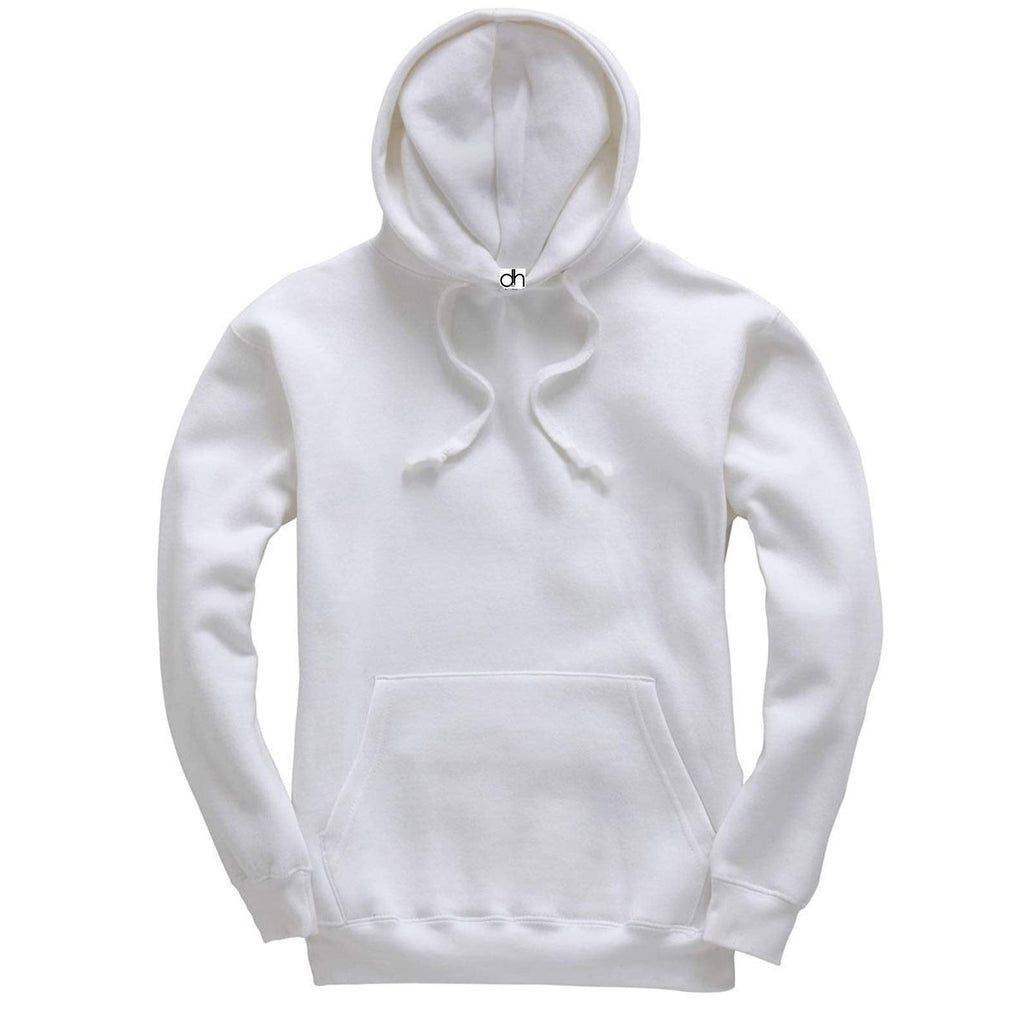 D&H CLOTHING UK Premium Adult Unisex Premium XS-6XL Pullover Heavy Blended Hooded Fleece Jumper Work Wear Sweatshirt Hoodies Top Plain BNW Unisex