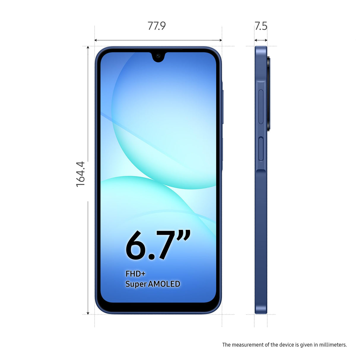 Samsung Galaxy A17 5G, AI Smartphone, Slim 7.5mm Frame, Large Screen, 50MP Camera, 128GB Storage, 4GB Memory, 5000 mAh Battery, Black, 3 Year Extended Warranty (UK Version)
