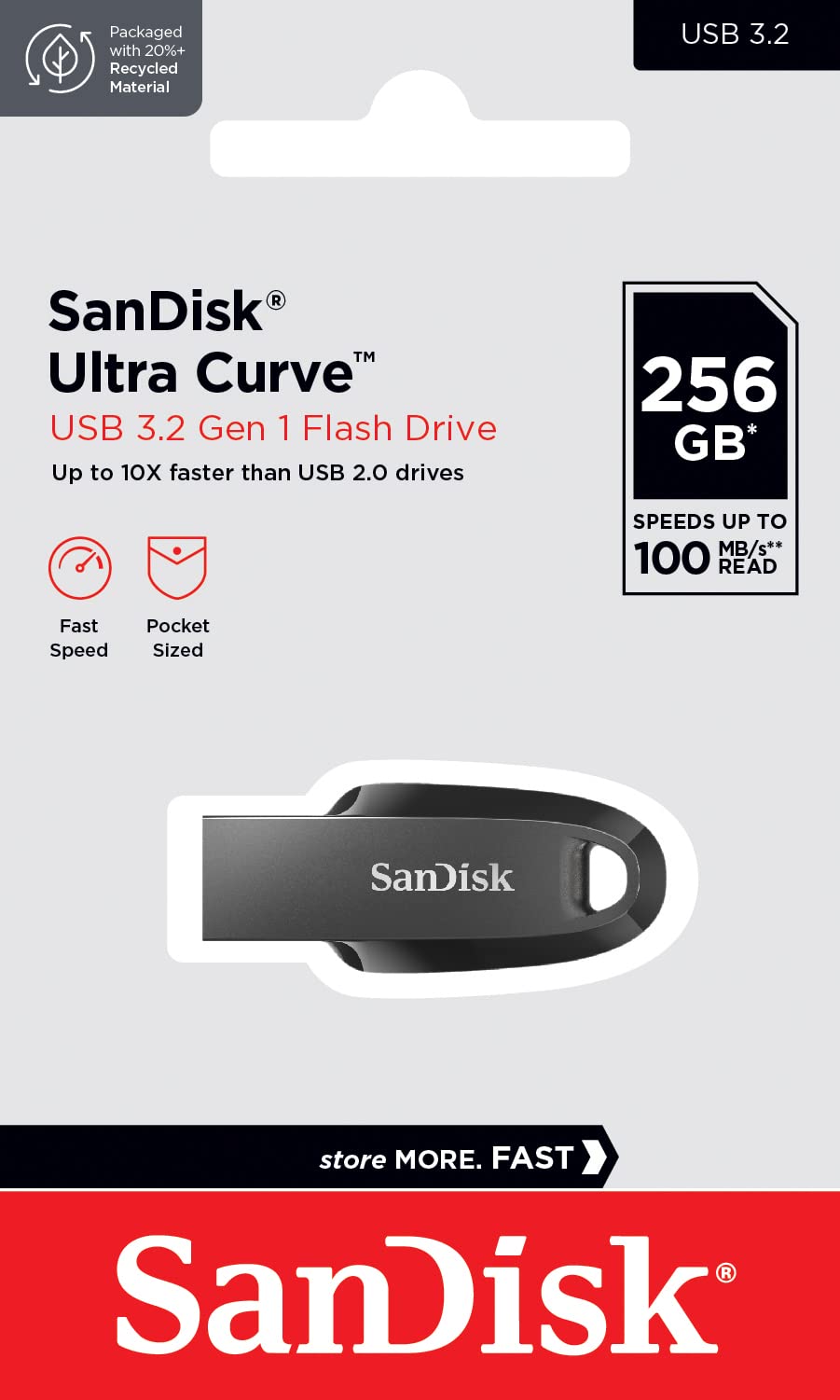 SanDisk 32 GB Cruzer Blade USB 2.0 Flash Drive - Black