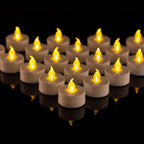 Battery Operated LED Tea Lights Flameless Flickering Candles 50PACK Blue
