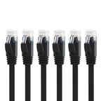 Yauhody CAT 6 Ethernet Cable 10m, Pure Copper High Speed Solid Flat CAT6