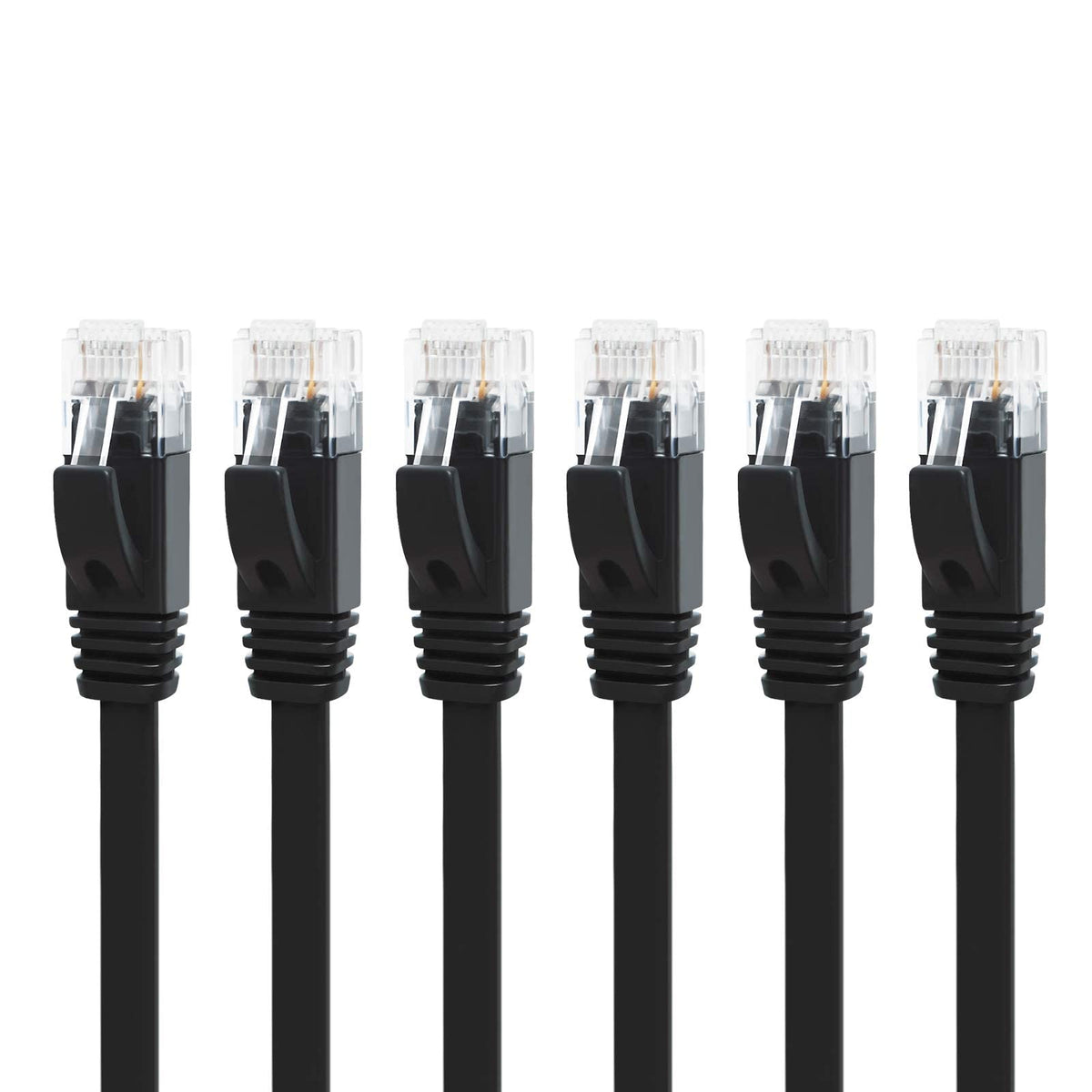 Yauhody CAT 6 Ethernet Cable 10m, Pure Copper High Speed Solid Flat CAT6