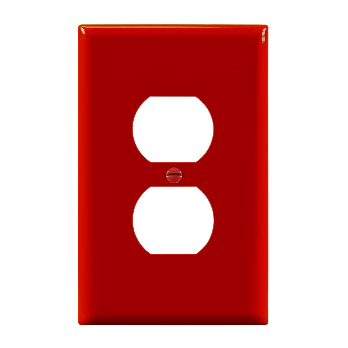 ENERLITES 10 Pack Outlet Covers Wall Plate for Duplex Receptacle, White