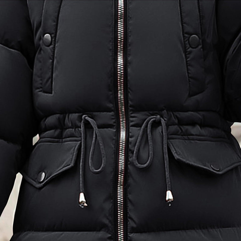 Winter Coats for Women Uk Fleece Jacket Womens Warm Outwear Windproof Plus Size Ladies Trench Coat Baggy Fleece Lined Quilted Puffer Jackets with Hood for Cold Weather
