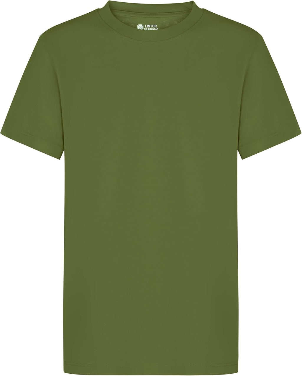 Plain Virgin T-Shirt for Children from 1 to 15 Years, 100% Cotton, Spun, Soft, Unisex, School Uniform P.E. Gym