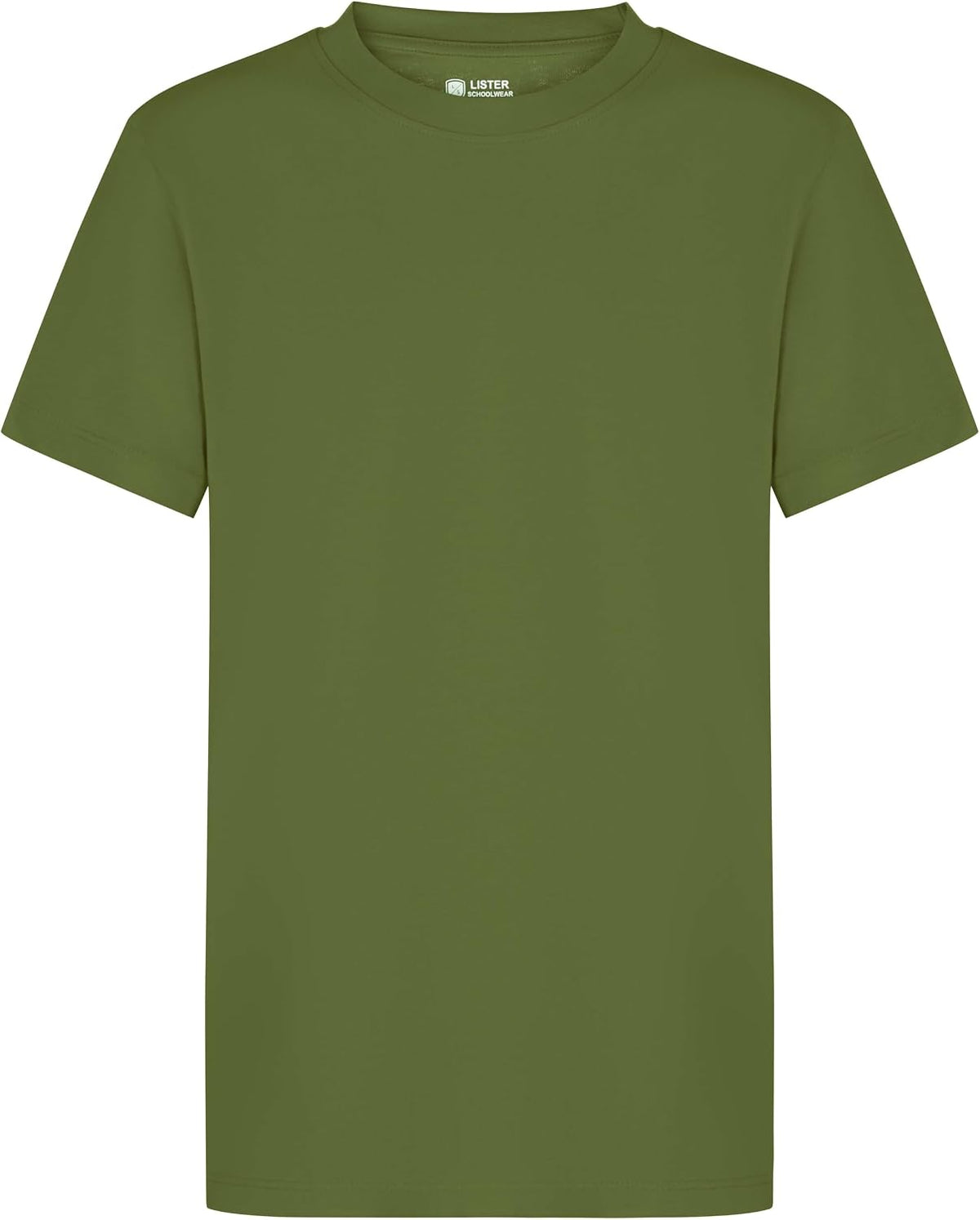 Plain Virgin T-Shirt for Children from 1 to 15 Years, 100% Cotton, Spun, Soft, Unisex, School Uniform P.E. Gym