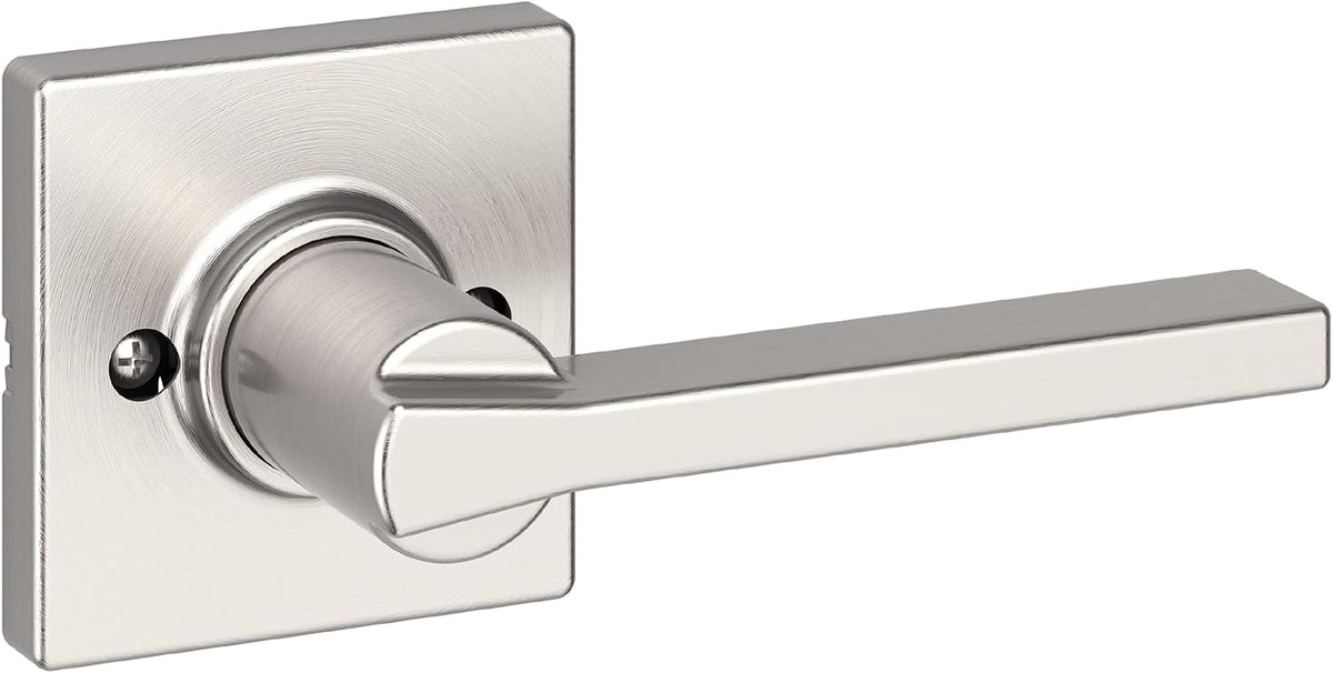 Kwikset Casey Privacy Door Lever with Lock, Matte Black