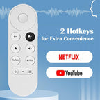 Replacement Voice Remote Control for Google Chromecast 4k Snow Streaming Media Player,Remote for Chromecast with Google TV HD/4K,Voice Remote Controls Replacement(Remote Control Only)