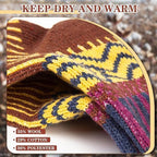 Ladies Socks Wool Thermal Fluffy Gifts For Women 5 Pairs