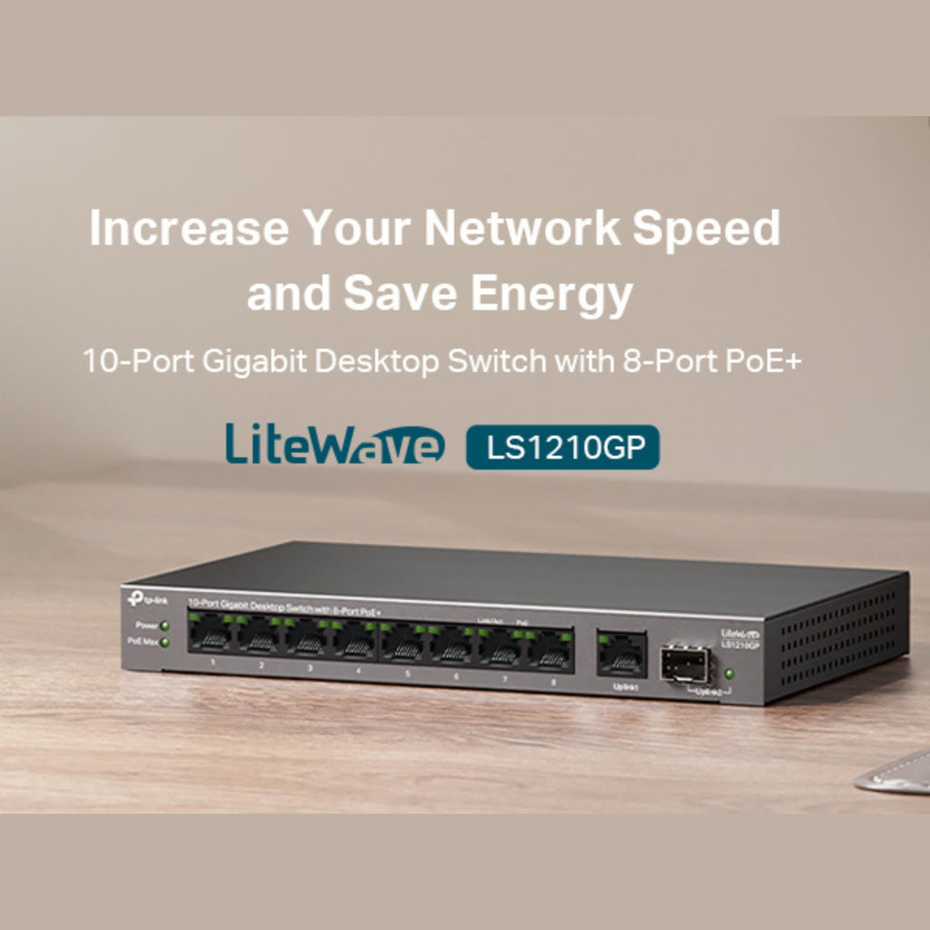 TP-Link LS1005G 5-Port Gigabit Network Switch, Ethernet Splitter