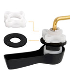 Hibbent Universal Metal Front Mount Toilet Handle Replacement Kit