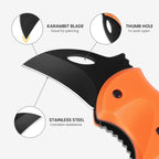FUNBRO Small Pocket Knife, Cool Box Cutter with 1.34 Inch Sharp Blade