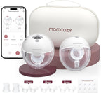 Momcozy M5 Smart Wearable Breast Pump, Double Pack, Gray