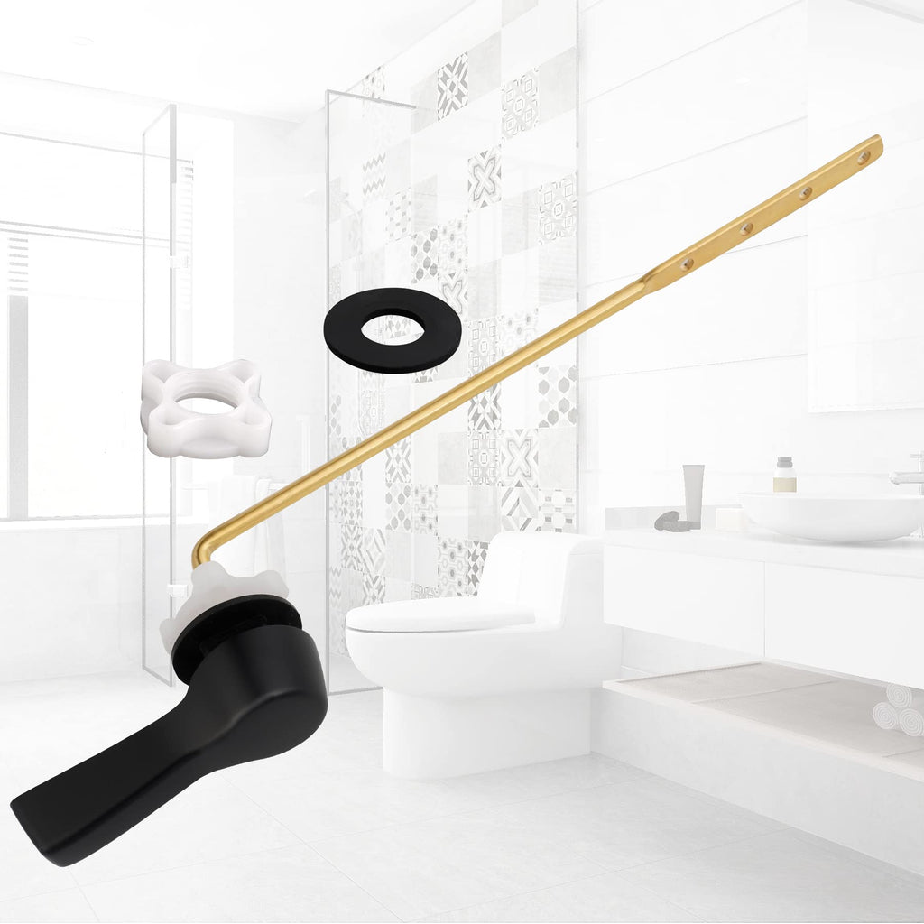 Hibbent Universal Metal Front Mount Toilet Handle Replacement Kit